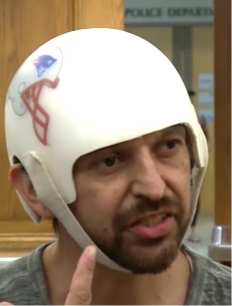 Man Shows Up In Court Wearing a Helmet